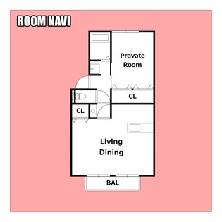 ローレル坂東【1階】の間取り