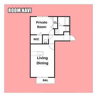 サニープレイスA【1階】の間取り