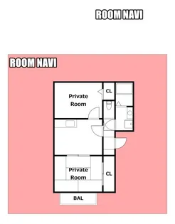 フォブール川内【2階】の間取り