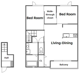 Afect LeaoB【2階】の間取り