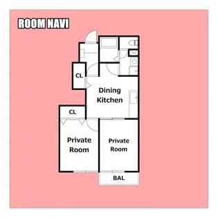 ラス・ティック 【1階】の間取り