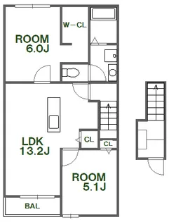 グレイス・ヴィラ【2階】の間取り
