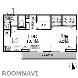モンプリミエ ルラシオン Ⅲ【1階】の間取り