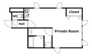 サポートビル【2階】の間取り