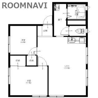 フレグランスこかわ【A102号室】の間取り