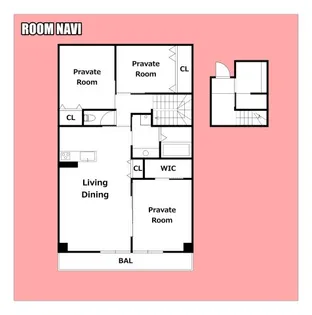 BONHEUR SHINHAMAの間取り