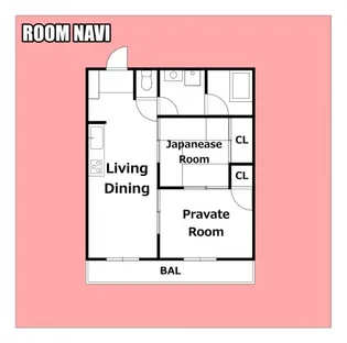 第1木内ハイツ【3階】の間取り