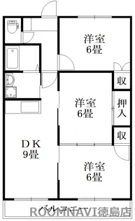 ガーデンヒルズ藍住Ⅱ【4階】の間取り