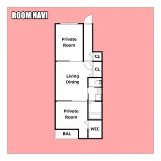 ピースクラッセ【1階】の間取り