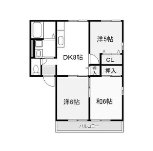 グランコート・フェイマスC【2階】の間取り