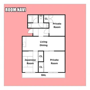 キャロンエスポワール 【4階】の間取り