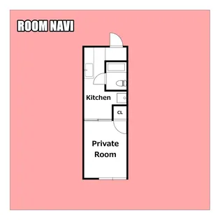 1DKの間取り画像