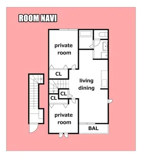 ルシェルブル—【2階】の間取り