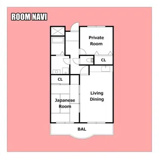 カサ・ラピュータ【5階】の間取り