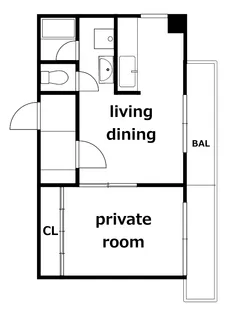 グランシャトーレインボー【8階】の間取り