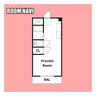 ハイツ万代5【4階】の間取り