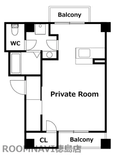 コーポ斎藤【2階】の間取り