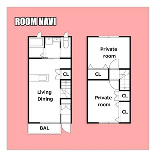 ITANO BLOCK B棟【105号室】の間取り