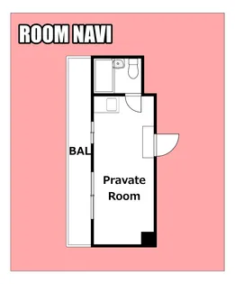 1Rの間取り画像