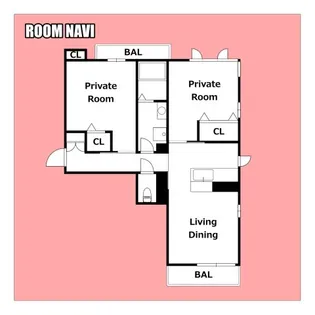 ローレルTAKU【3階】の間取り