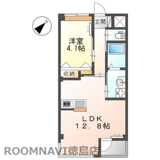 ユニヴァリィ県庁東【2階】の間取り