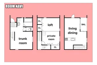 徳島県徳島市川内町上別宮東【一戸建】の間取り