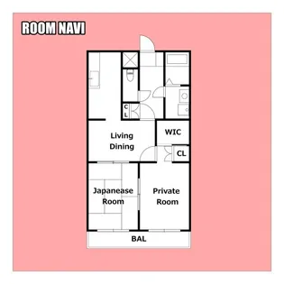 カサコモダPART5【2階】の間取り