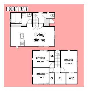 徳島県板野郡藍住町奥野字矢上前【一戸建】の間取り