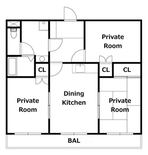 ガーデンヒルズ藍住Ⅰ【7階】の間取り
