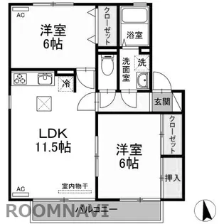 コートルミエール【1階】の間取り
