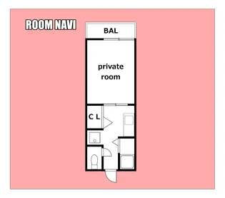 リバーハイツWIN【1階】の間取り