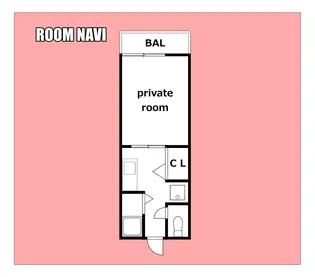 AFROBOX PARKSIDE【2階】の間取り