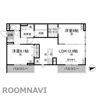 エムフルージュ【2階】の間取り