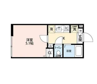 グランクオール中村橋【2階】の間取り