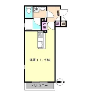 Luna Azul(ルナアズール)【4階】の間取り