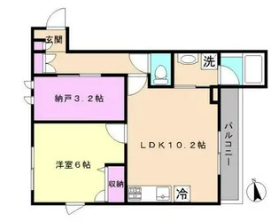 イトーハイツ江古田Ⅱ【2階】の間取り