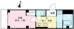 グランドグレース神楽坂【3階】の間取り