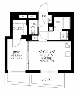 toggle護国寺【1階】の間取り