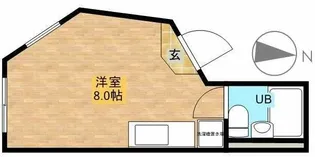 ヴィラ・オッティコ【1階】の間取り