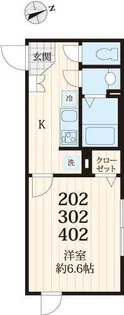 THE PRECIOUS 池袋本町【3階】の間取り