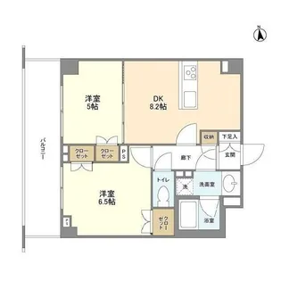 グランデールG.H.【3階】の間取り