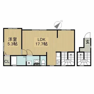 コーラルガーデン【2階】の間取り