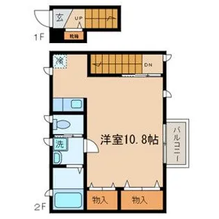 シャテランジュ光ヶ丘Ⅲ【2階】の間取り