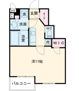 Oceano Azul【1階】の間取り
