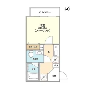 サンレイ市ヶ谷【3階】の間取り