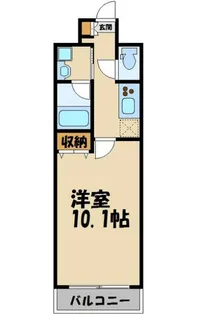 ミュールソレアード【4階】の間取り