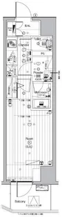 PREMIUM CUBE 池袋要町【13階】の間取り