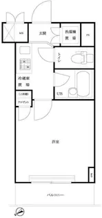 ルーブル中村橋弐番館【2階】の間取り