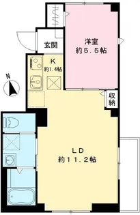 ラルゴ アミーチェ【1階】の間取り
