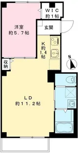 ラルゴ アミーチェ【2階】の間取り